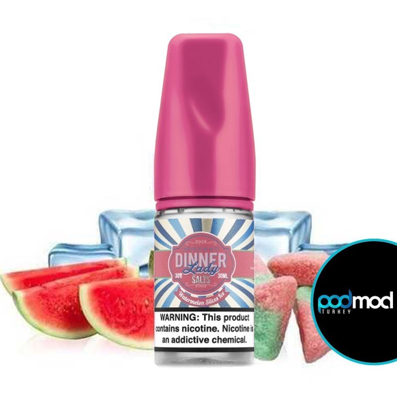 Dinner Lady Watermelon Slices Ice Salt Likit 30ml