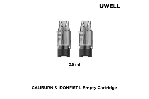 Uwell Caliburn Ironfist L 2.5ml Kartuş, Şeffaf Yedek Coil Kartuş