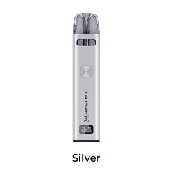 Uwell Caliburn G3 Pod Gümüş renkli, 25W ayarlı elektronik sigara.