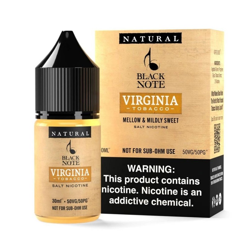 Black Note Virginia Tobacco Salt Likit