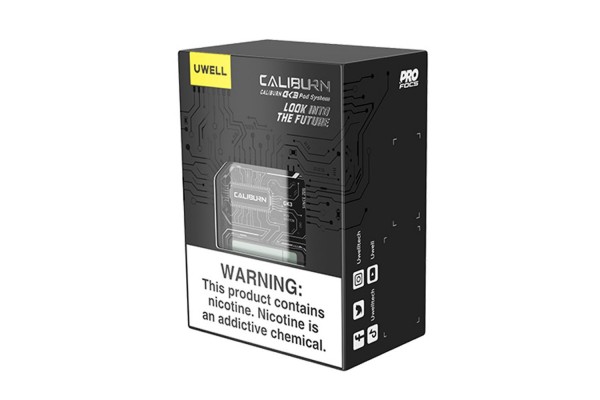 Uwell Caliburn GK3 Pod 25w Elektronik Sigara Kutusu Siyah