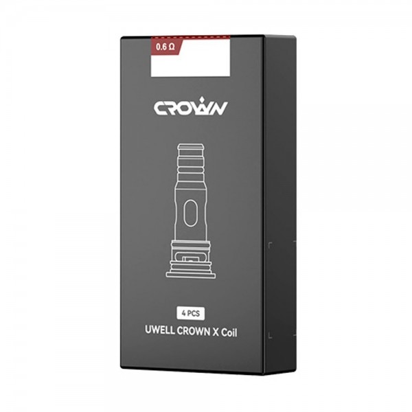 Uwell Crown X Coil 0.6 Ohm yedek kartuş kutusu, 4 adet.