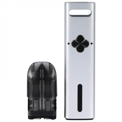 Uwell Caliburn Explorer 32W Pod Gümüş renkli cihaz ve kartuşu.