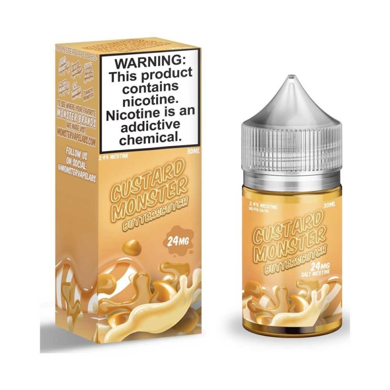 Custard Monster Butterscotch Salt Likit