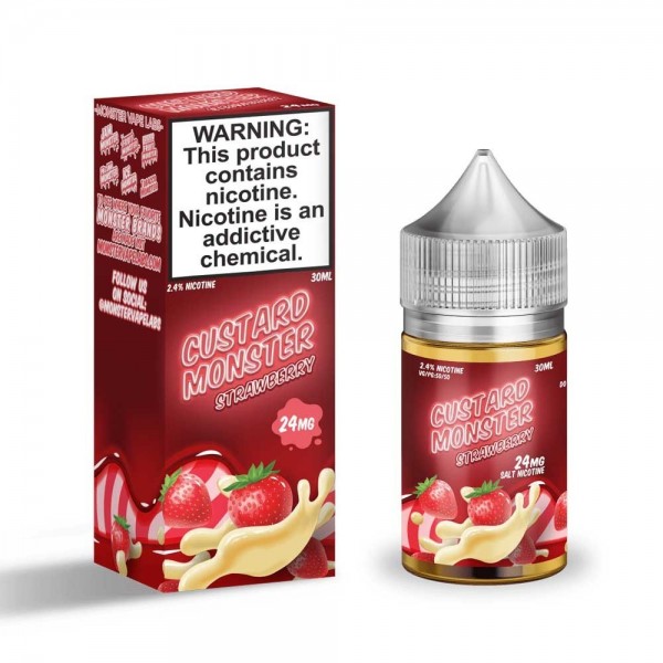 Custard Monster Strawberry Salt Likit