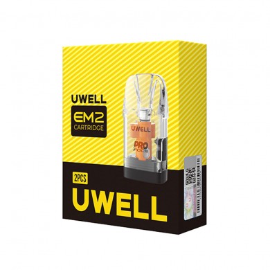 Uwell EM2 Kartuş 2'li Paket, Şeffaf Yedek Pod