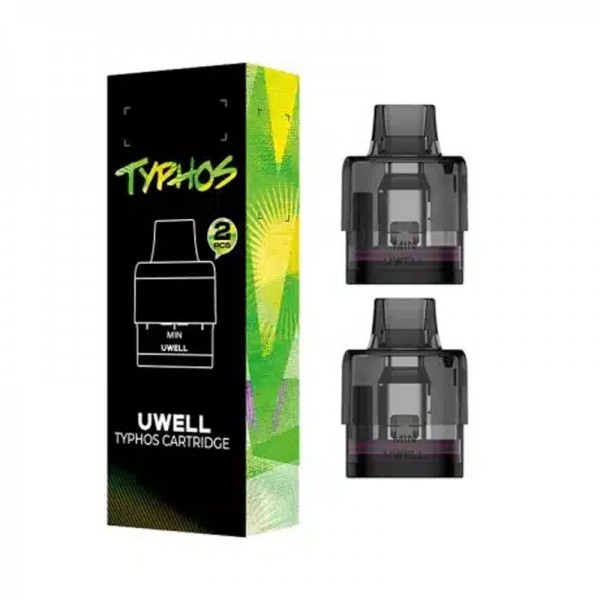 Uwell Typhos Kartuş 2'li Paket, Şeffaf Yedek Coil Kartuş