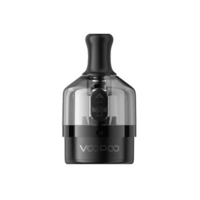 Voopoo PnP X MTL Kartuş siyah, şeffaf tanklı yedek kartuş.