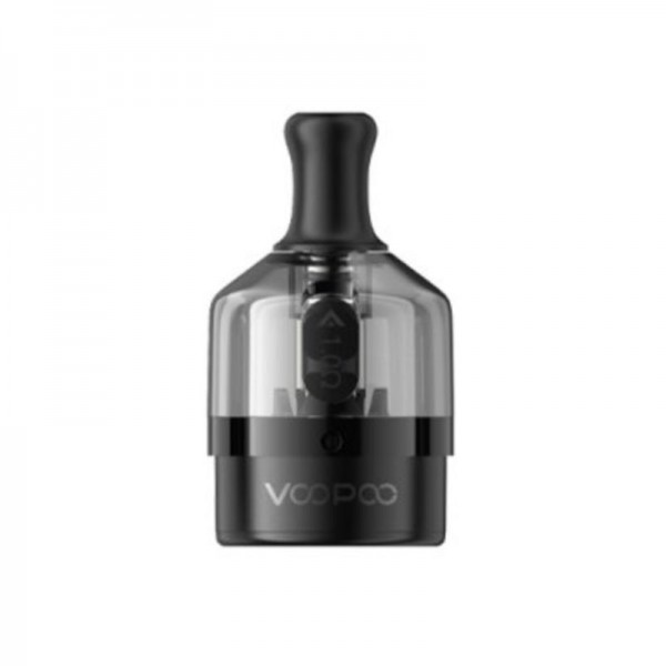 Voopoo PnP X MTL Kartuş siyah, şeffaf tanklı yedek kartuş.