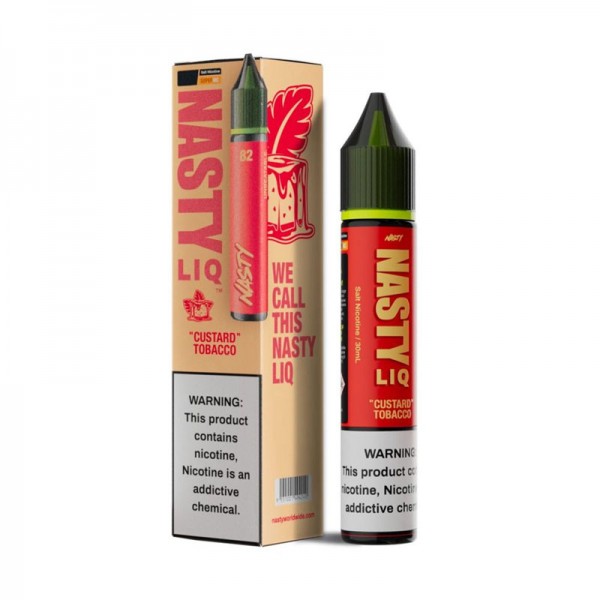 Nasty LIQ Custard Tobacco Salt