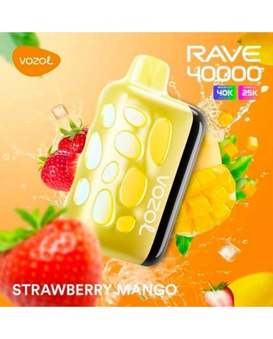 Vozol Rave 40000 Strawberry Mango