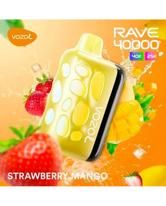 Vozol Rave 40000 Strawberry Mango