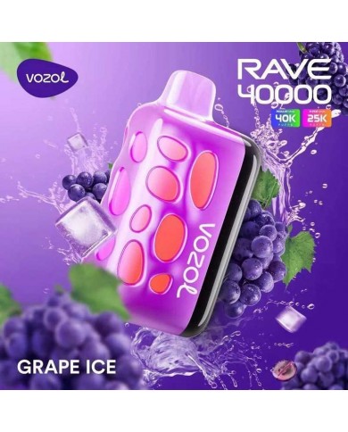 Vozol Rave 40000 Grape Ice