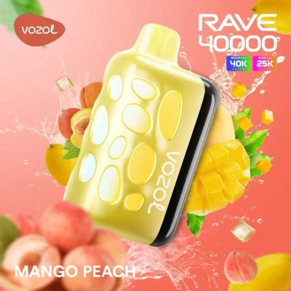 Vozol Rave 40000 Mango Peach