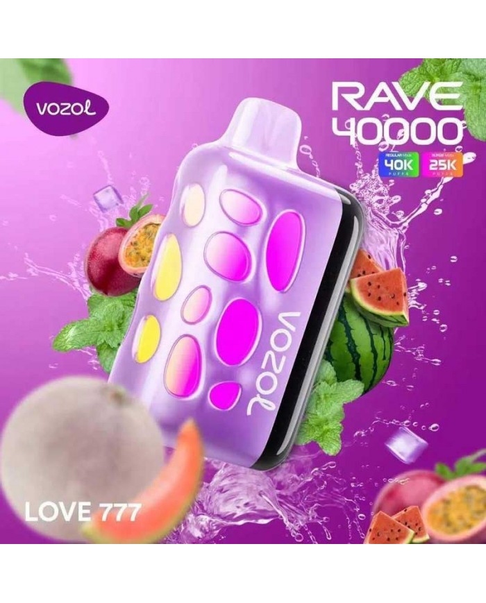 Vozol Rave 40000 Love 777