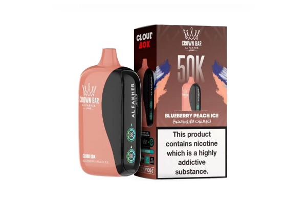 Al Fakher 50000 Blueberry Peach Ice Puff