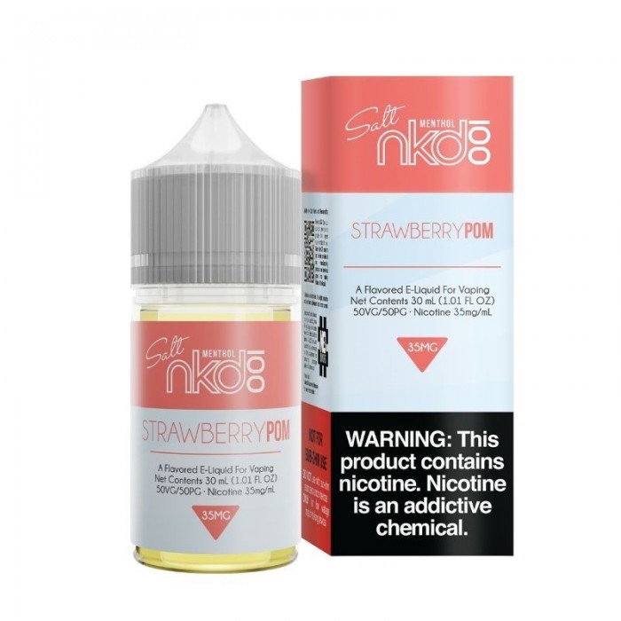 Naked Strawberry Pom Salt Likit 30ml