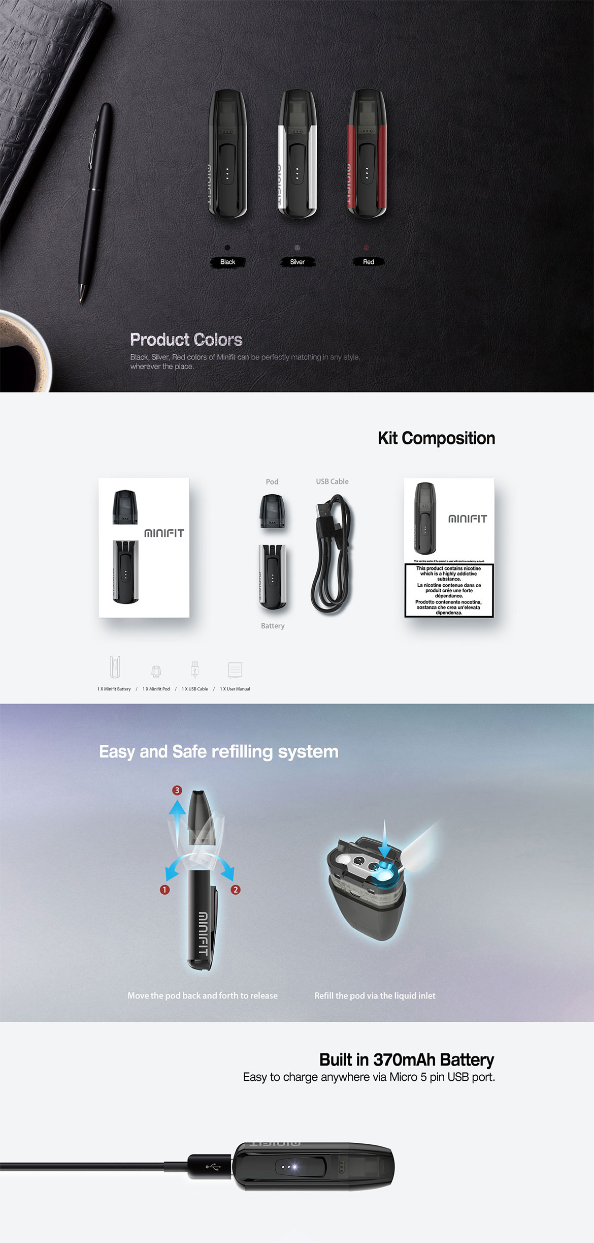 Justfog Minifit Pod Mod