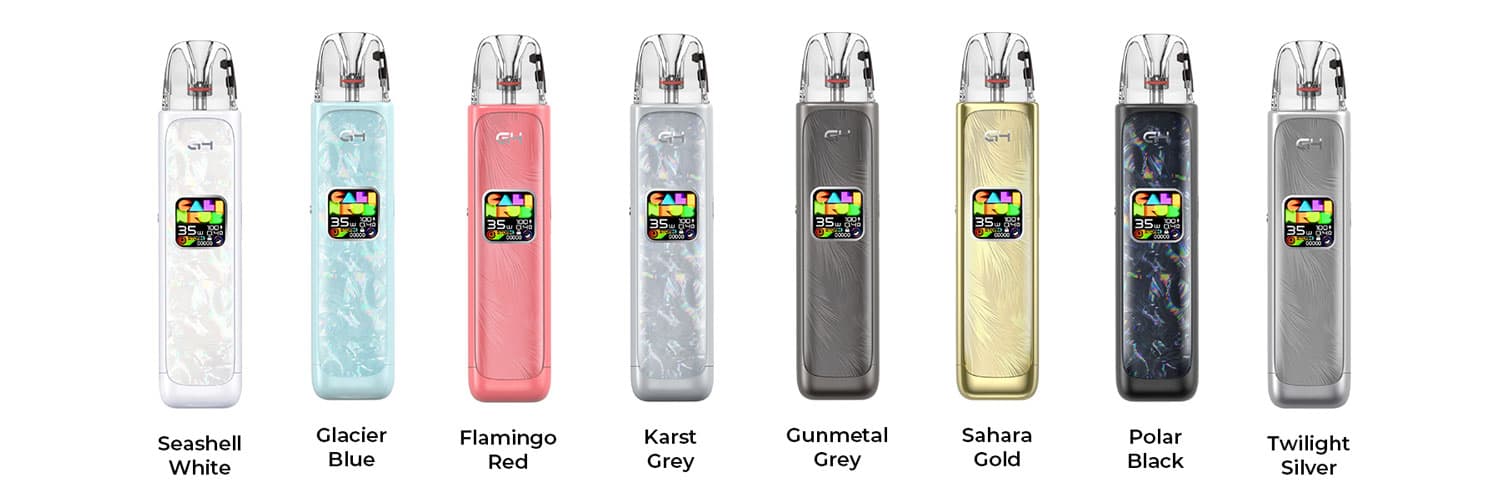 Uwell Caliburn G4 Pod 35w tüm renk seçenekleri.